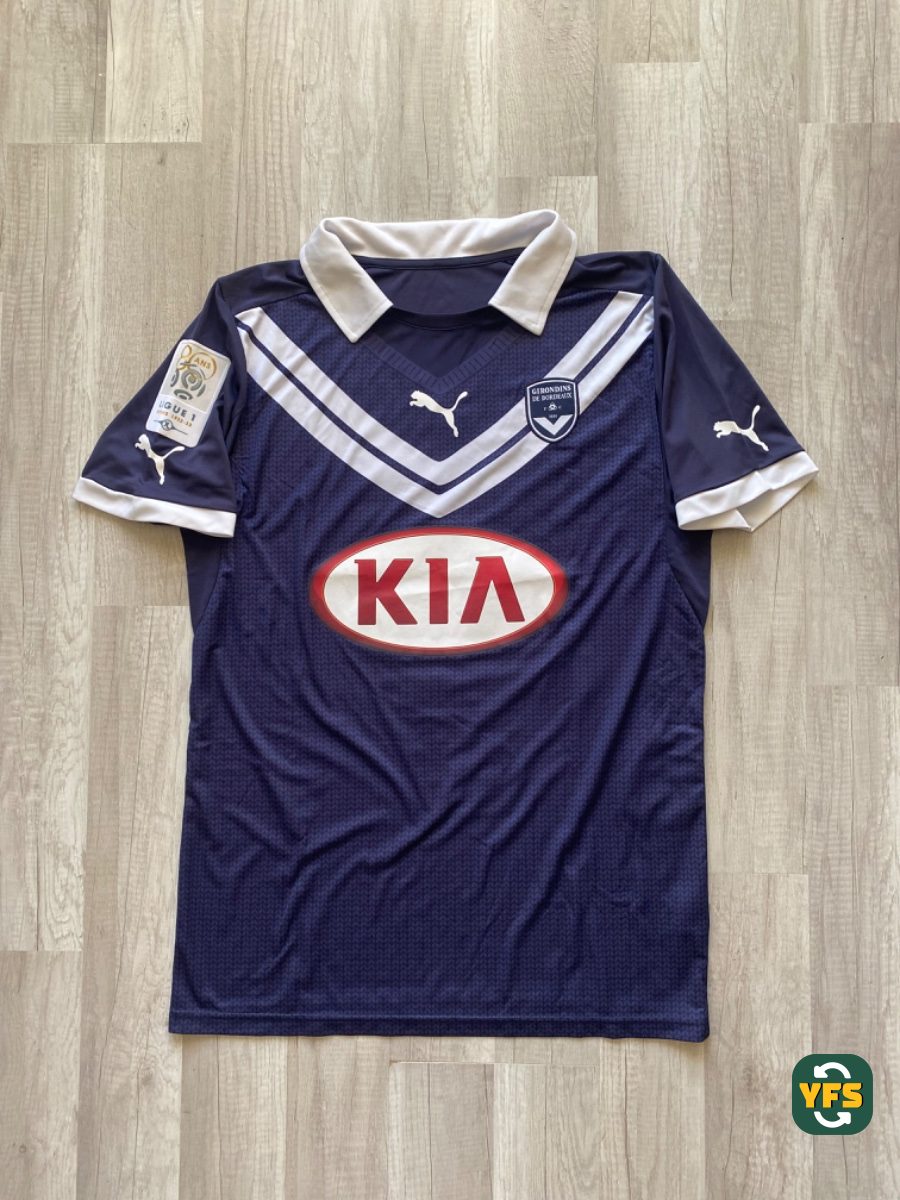 Girondins de Bordeaux 2012-2013 Home Match Worn Puma - YourFootballShirt - Photo 1