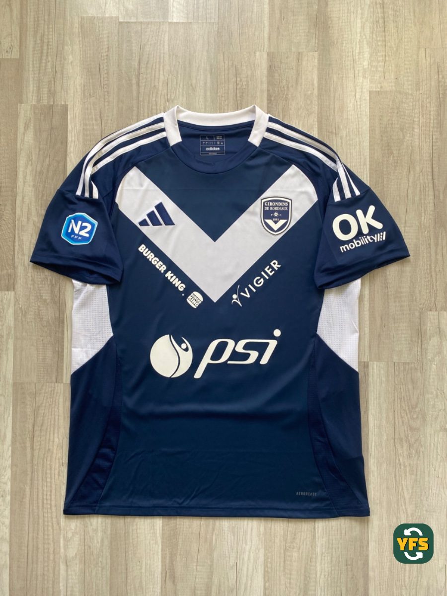 Girondins de Bordeaux 2025-2026 Home Store Version Adidas - YourFootballShirt - Photo 1