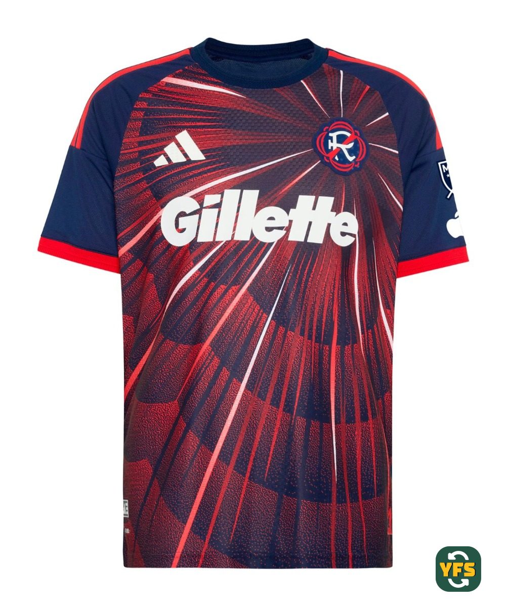 New England Revolution 2025-2026 Home Store Version Adidas - YourFootballShirt