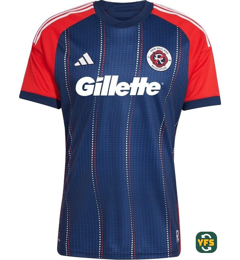 New England Revolution 2024-2025 Home Store Version Adidas - YourFootballShirt