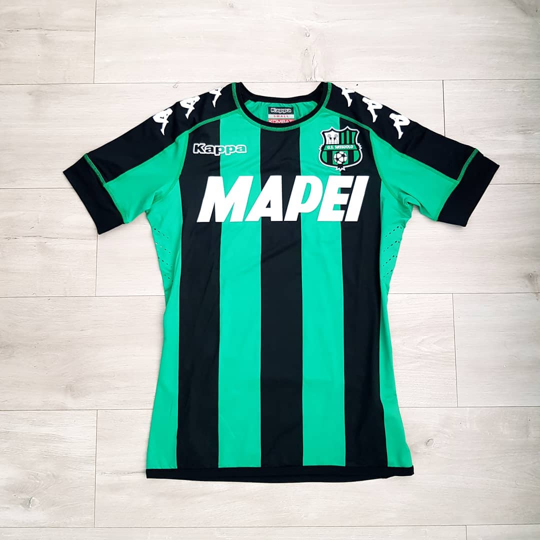 US Sassuolo 2017-2018 Home Pro Version Kappa - YourFootballShirt