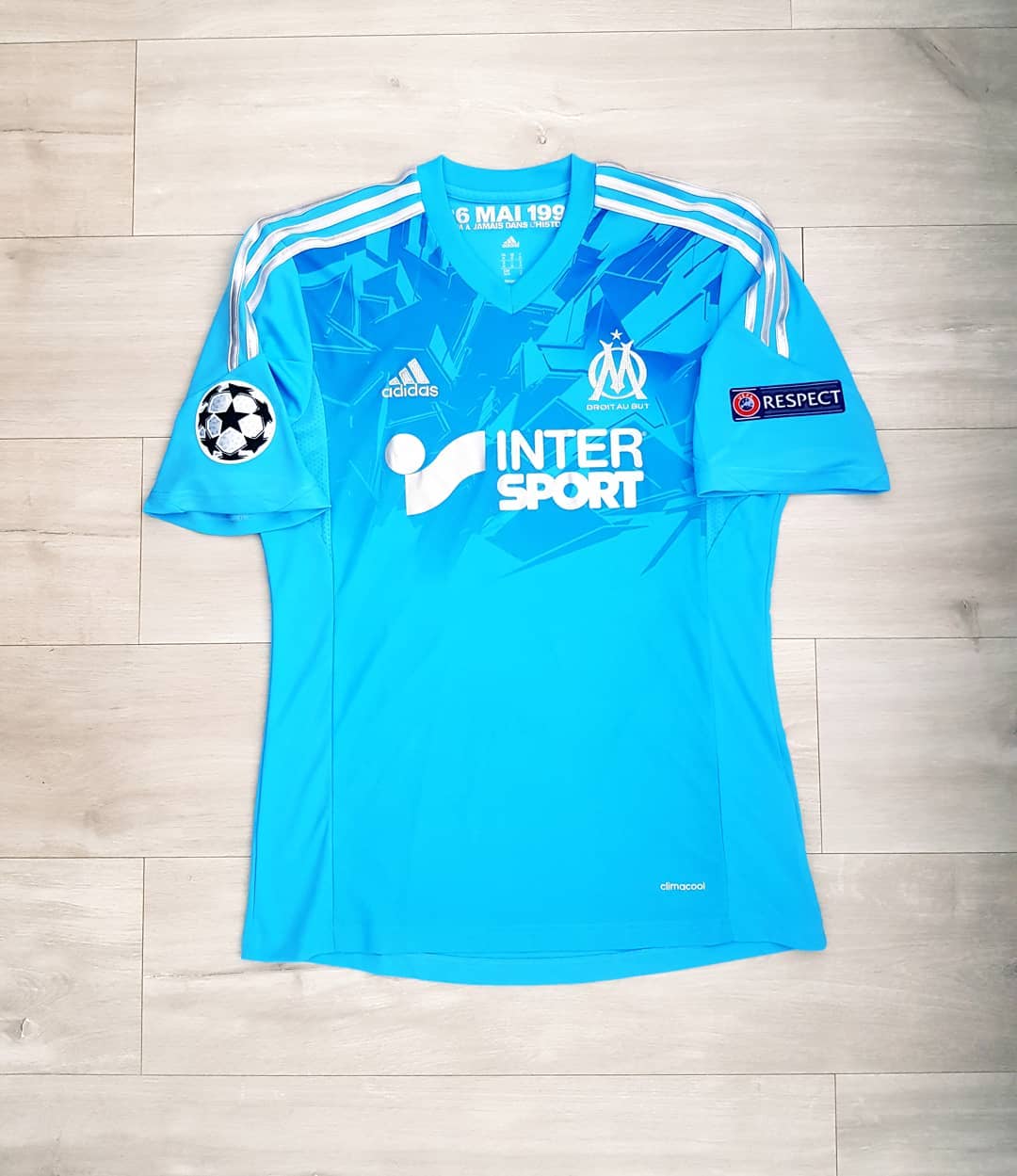 Olympique Marseille 2013-2014 Away Store Version Adidas - YourFootballShirt