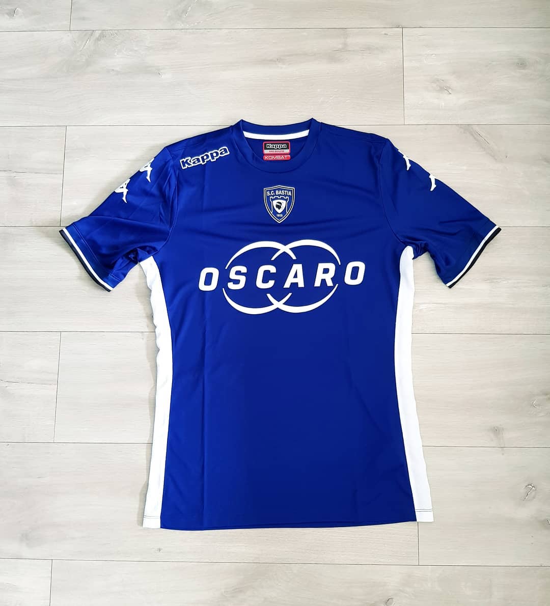 SC Bastia 2017-2018 Home Store Version Kappa - YourFootballShirt