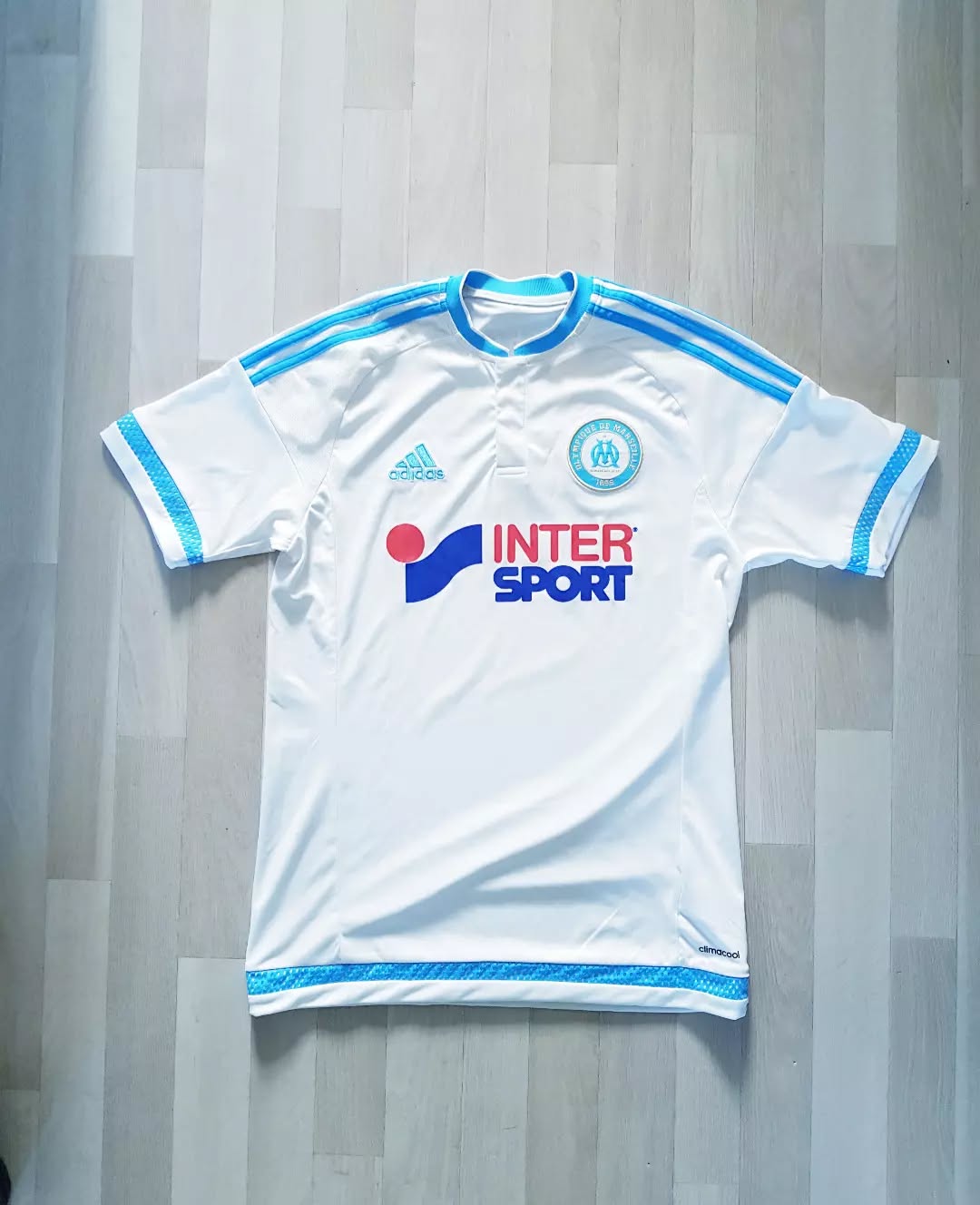 Olympique Marseille 2015-2016 Home Store Version Adidas - YourFootballShirt