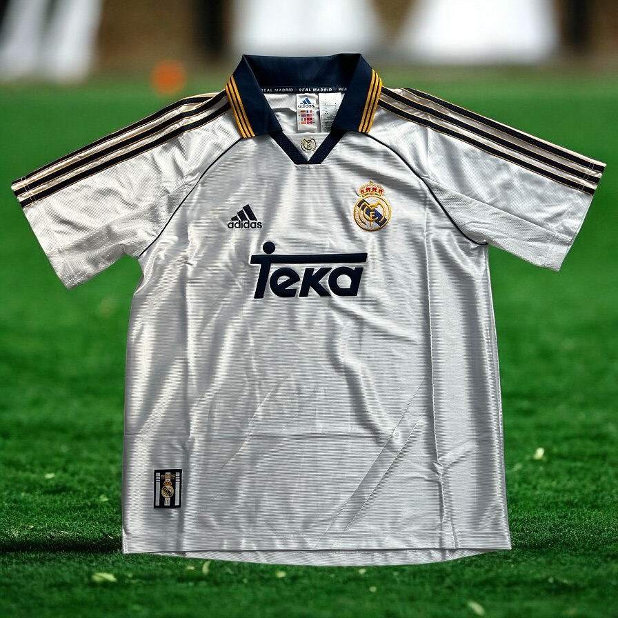 Real Madrid 1999-2000 Home Store Version Adidas - YourFootballShirt - Photo 1