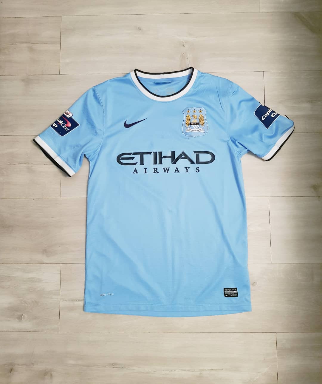 Manchester City 2013-2014 Home Store Version Nike - YourFootballShirt