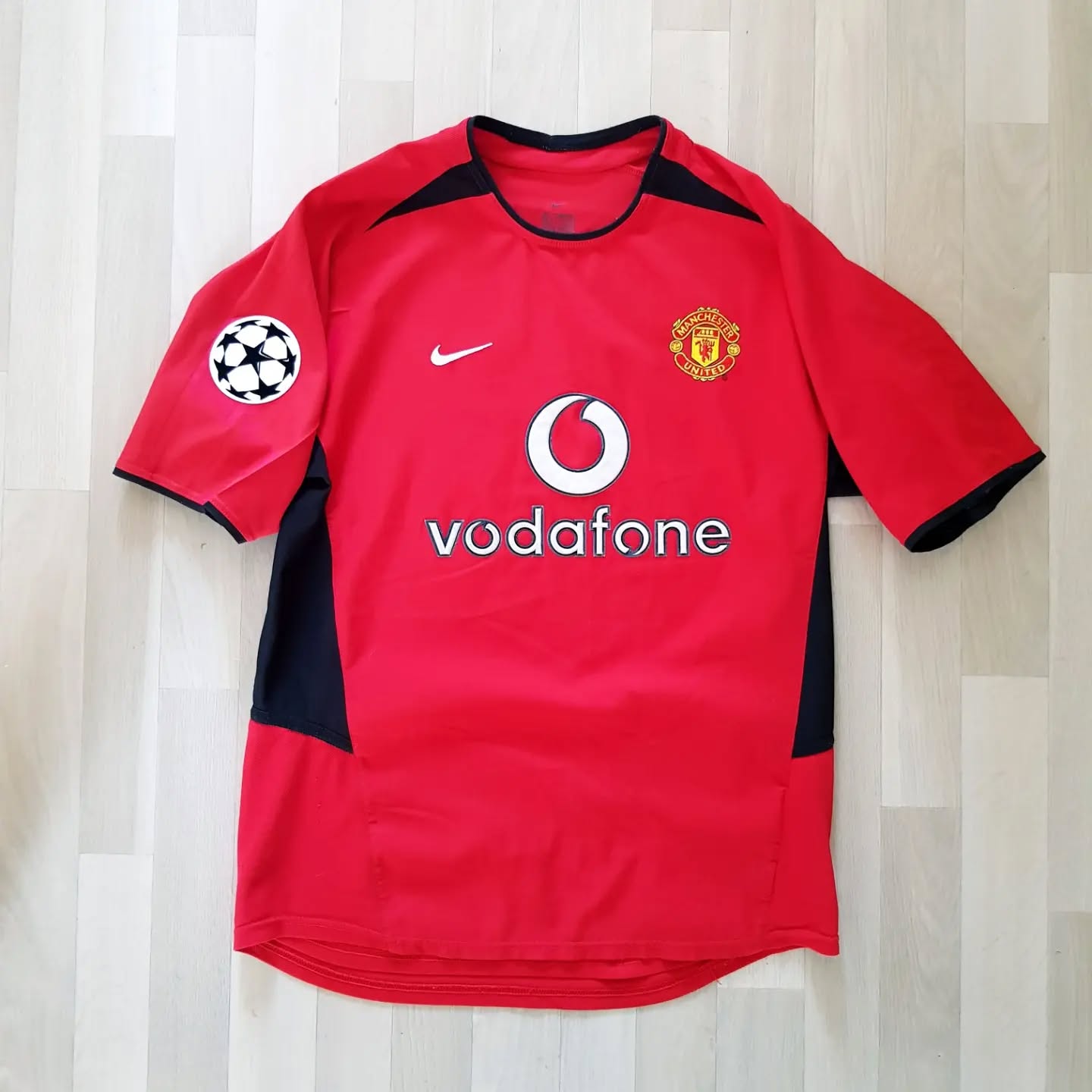 Manchester United 2002-2003 Home Store Version Nike - YourFootballShirt - Photo 1