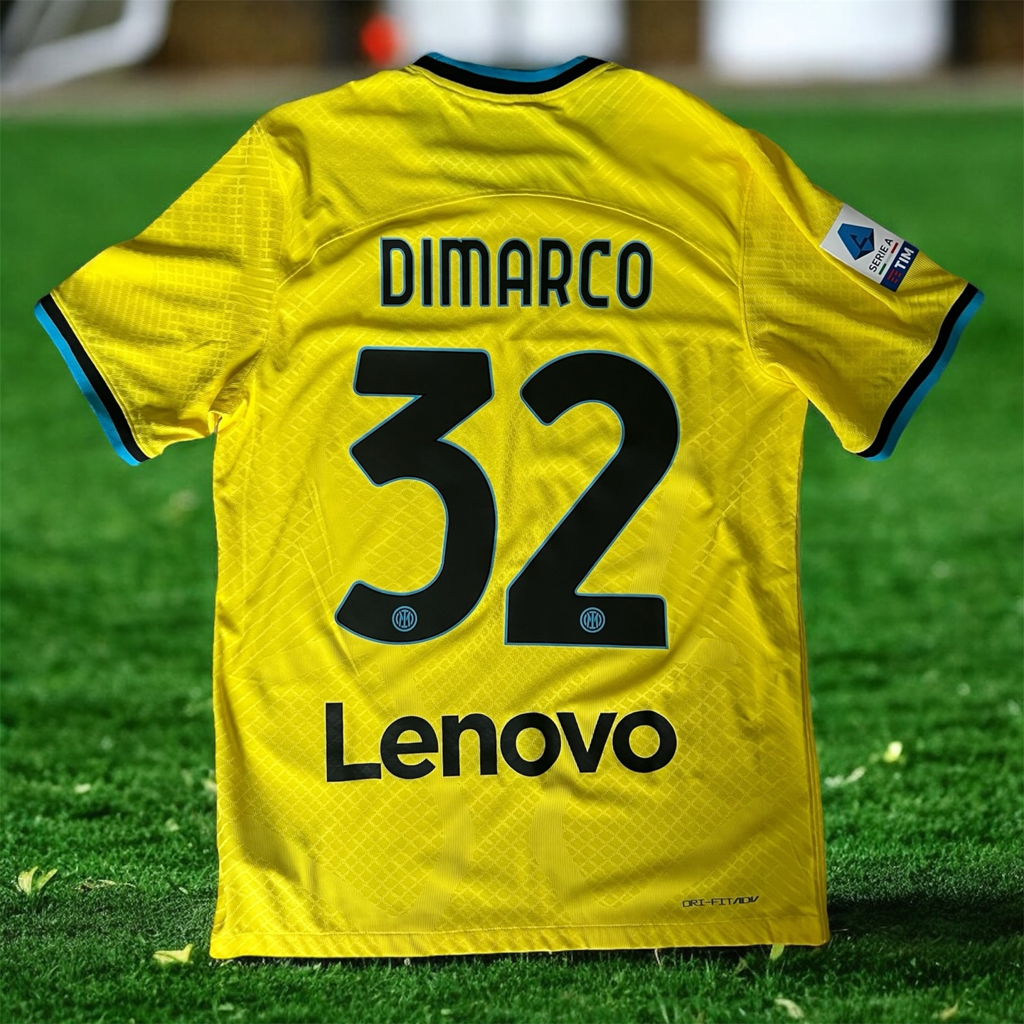 Inter Milan 2022-2023 Third Issued Nike Dimarco - YourFootballShirt - Photo 1