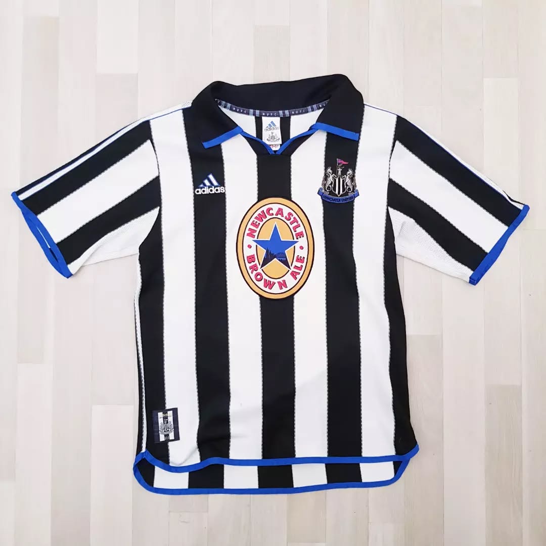 Newcastle United 1999-2000 Home Store Version Adidas - YourFootballShirt - Photo 1