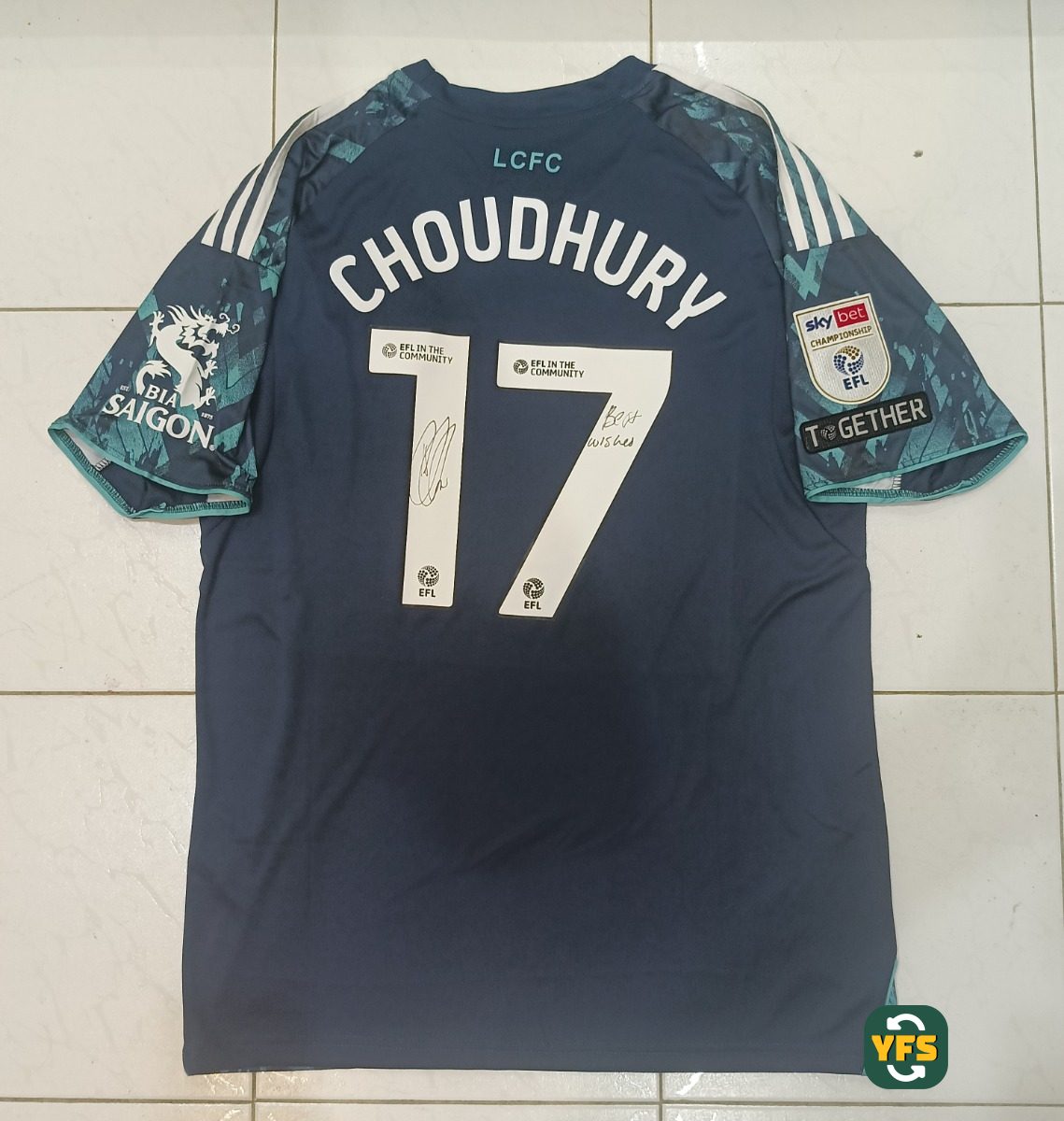 Leicester 2025-2026 Away Store Version Adidas - YourFootballShirt