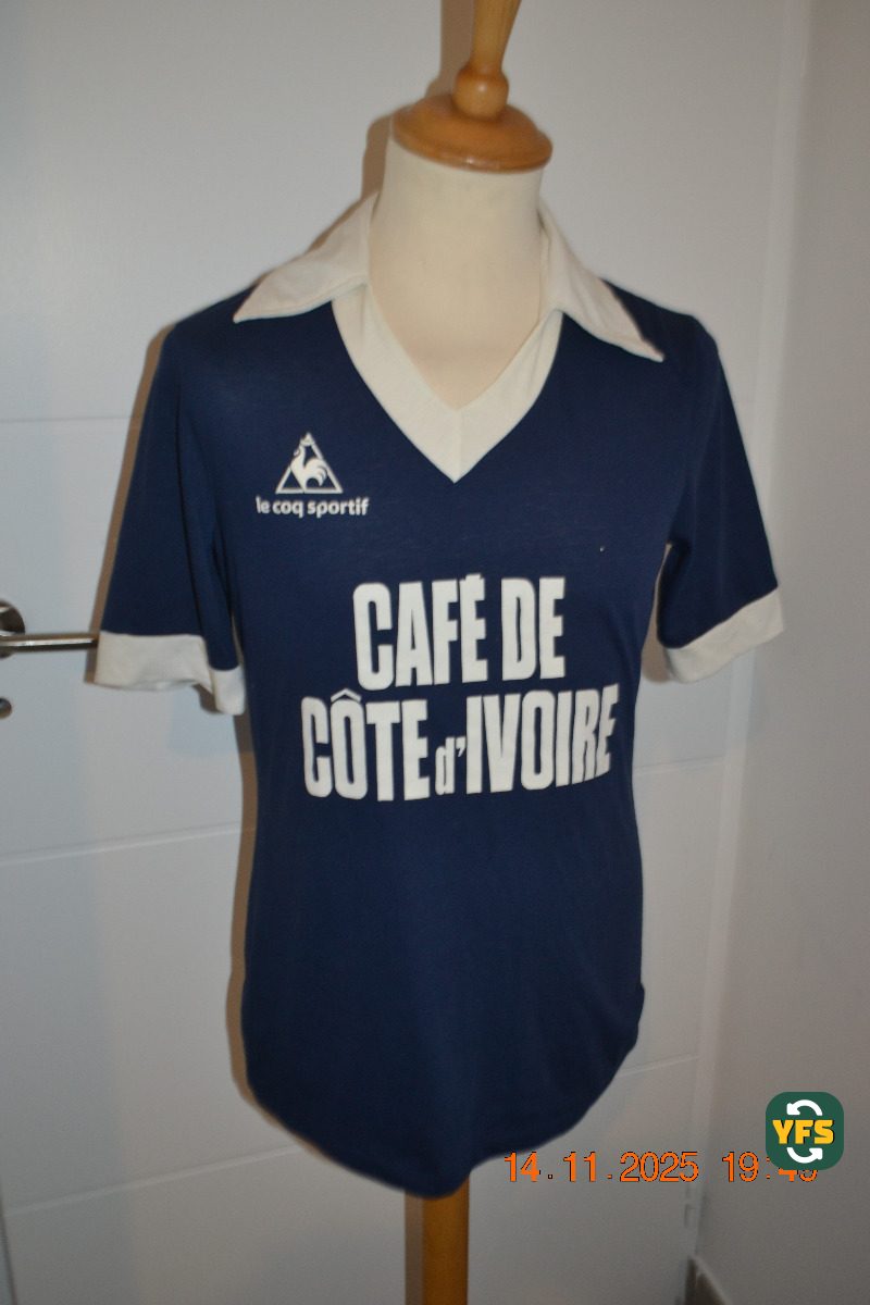 Girondins de Bordeaux 1973-1974 Home Match Worn Le Coq Sportif - YourFootballShirt - Photo 1