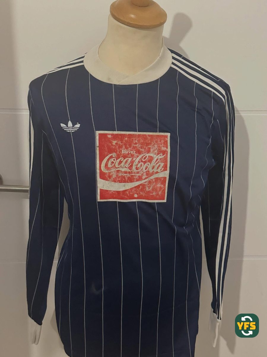 Girondins de Bordeaux 1977-1978 Home Match Worn Adidas - YourFootballShirt - Photo 1