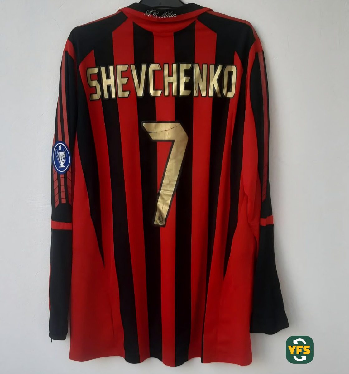 Milan AC 2005-2006 Home Issued Adidas - YourFootballShirt - Photo 1