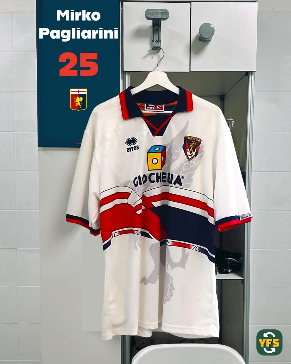 Genoa CFC 1995-1996 Away Mirko Pagliarini #25