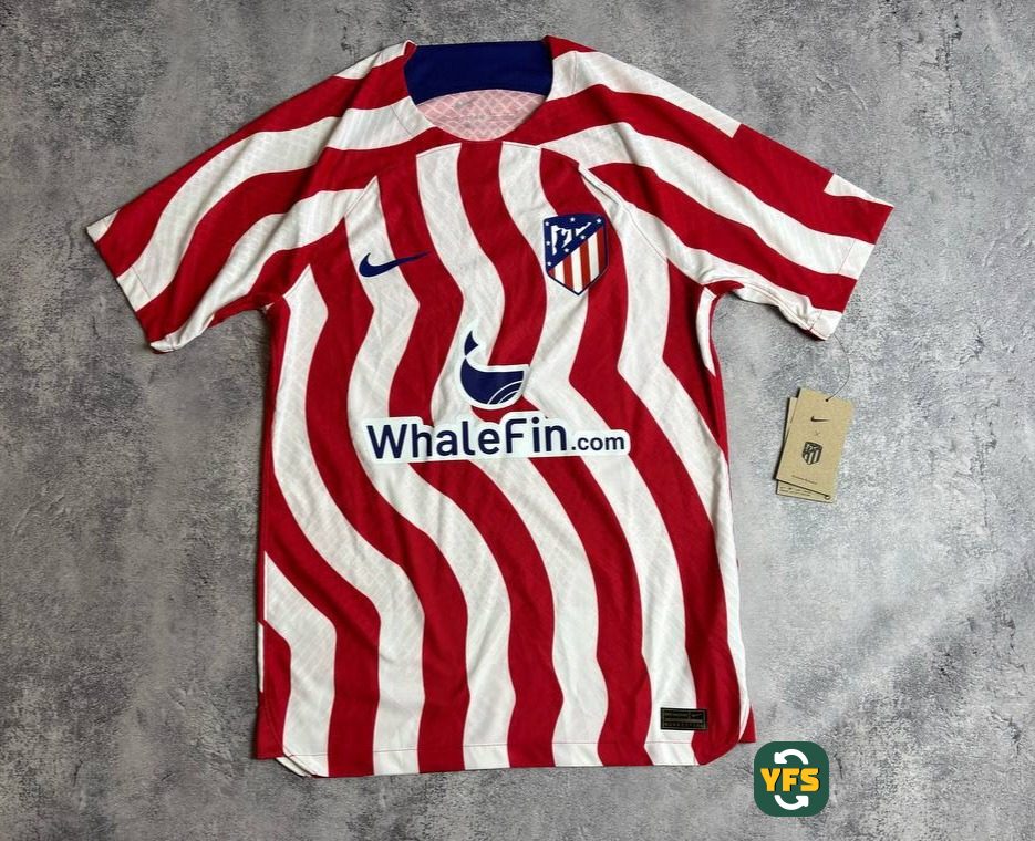 Atletico Madrid 2022-2023 Home Pro Version Nike - YourFootballShirt - Photo 1