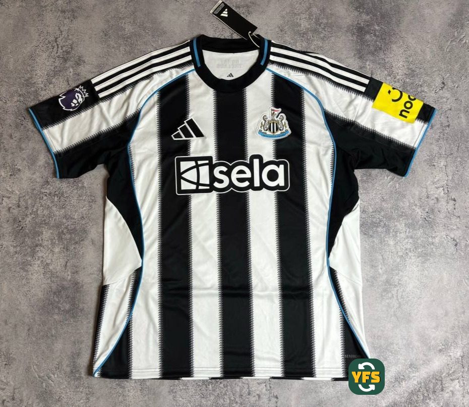 Newcastle United 2025-2026 Home Store Version Adidas - YourFootballShirt - Photo 1