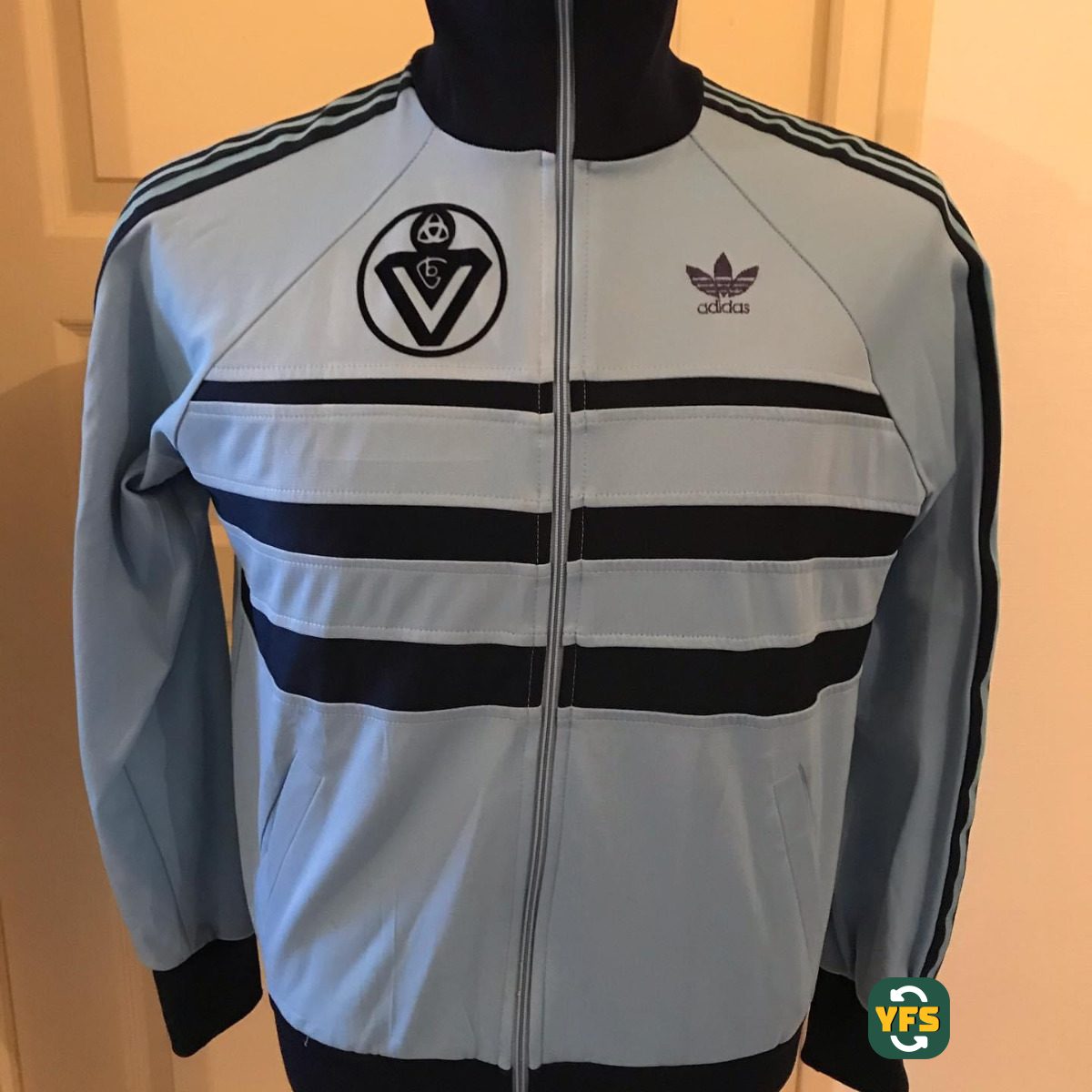 Girondins de Bordeaux 1981-1982 Home Match Worn Adidas - YourFootballShirt - Photo 1