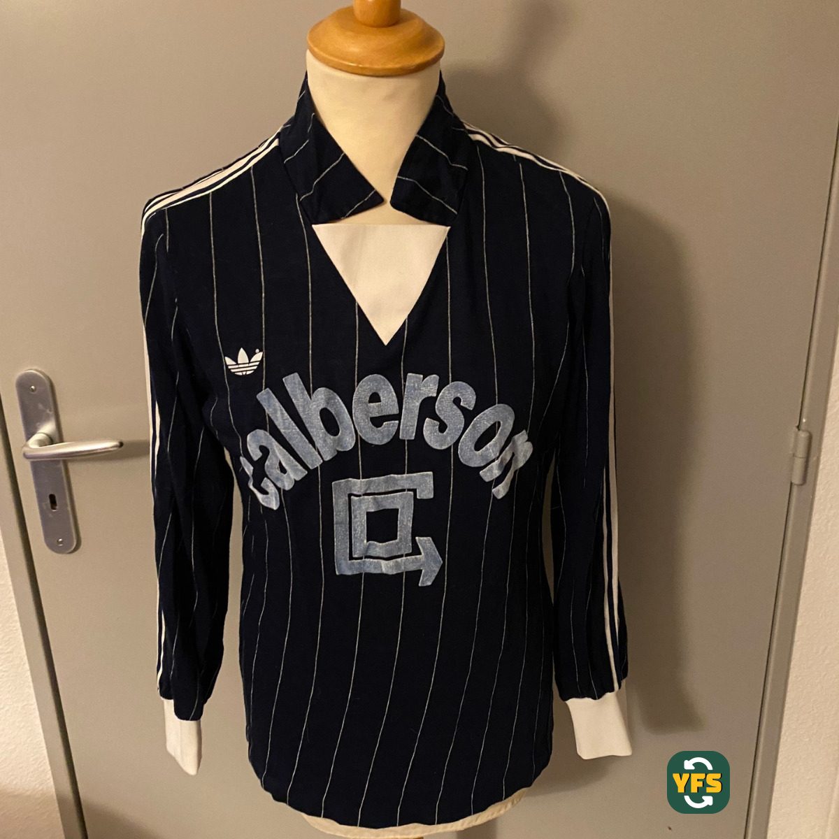 Girondins de Bordeaux 1982-1983 Home Match Worn Adidas - YourFootballShirt - Photo 1