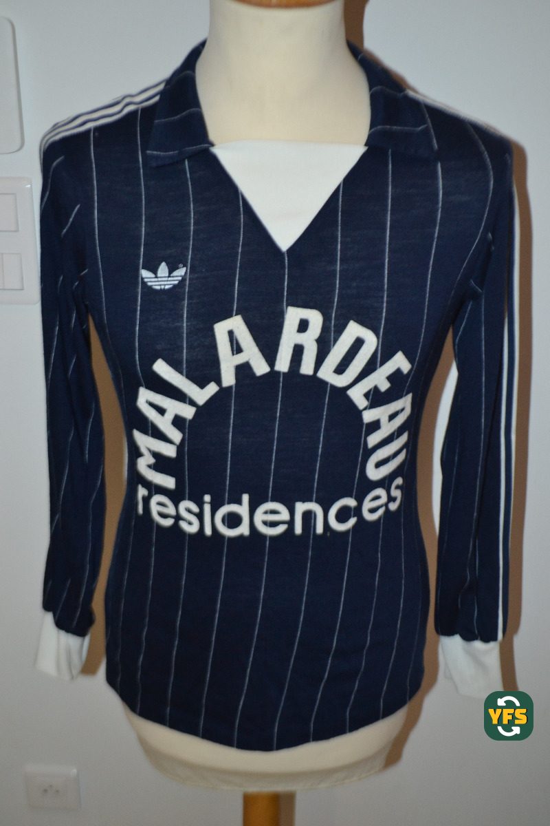 Girondins de Bordeaux 1983-1984 Training Match Worn Adidas - YourFootballShirt - Photo 1