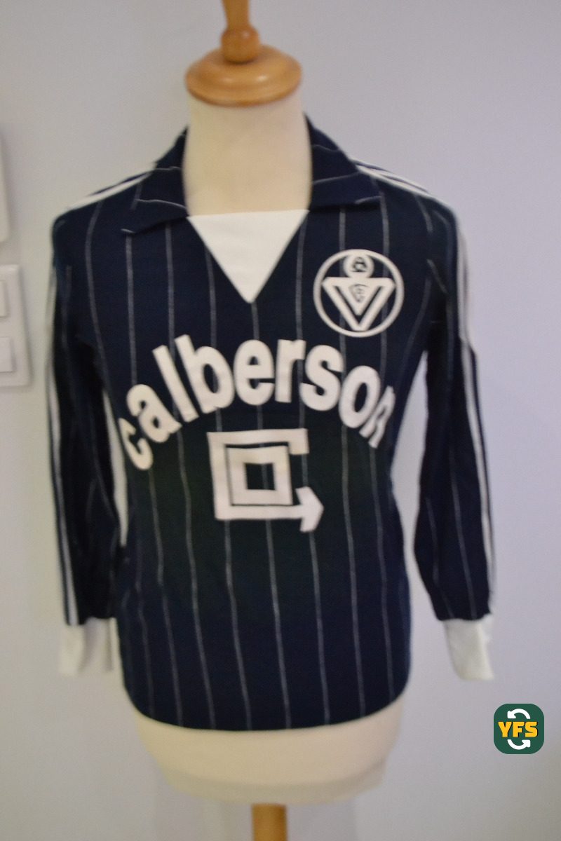 Girondins de Bordeaux 1983-1984 Home Match Worn Adidas - YourFootballShirt - Photo 1