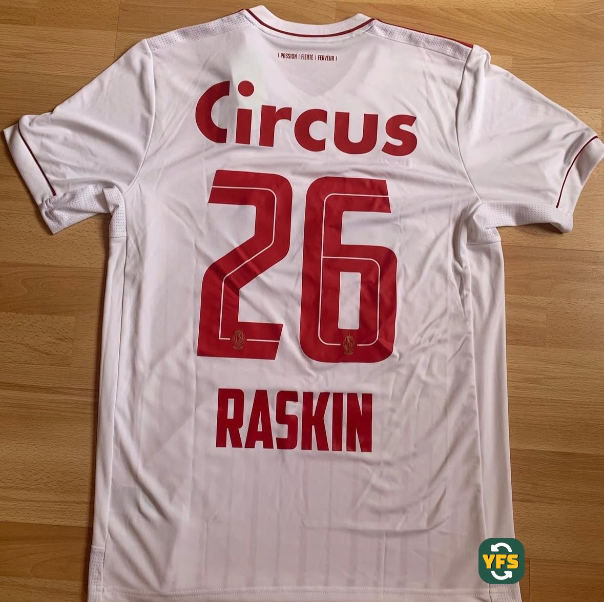 Standard Liege 2021-2022 Away Raskin #26