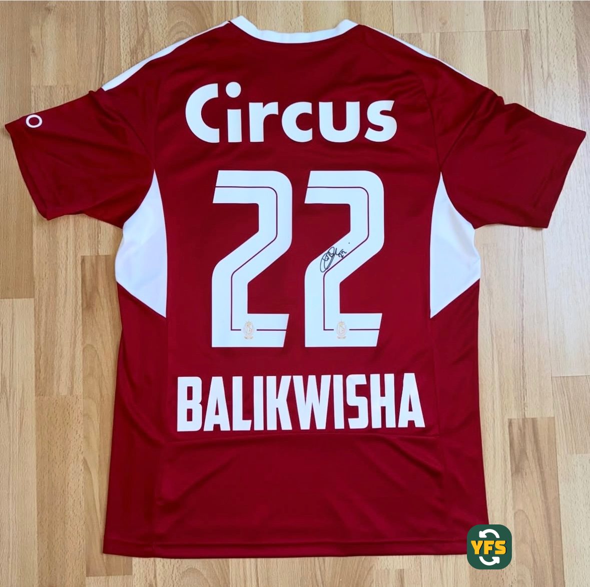 Standard Liege 2023-2024 Home William Balikwisha #22