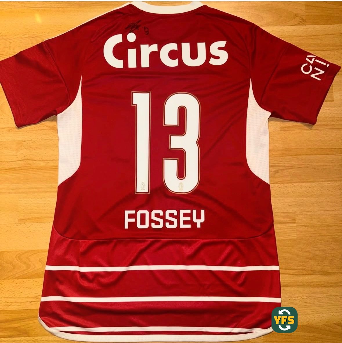 Standard Liege 2023-2024 Home Marlon Fossey #13