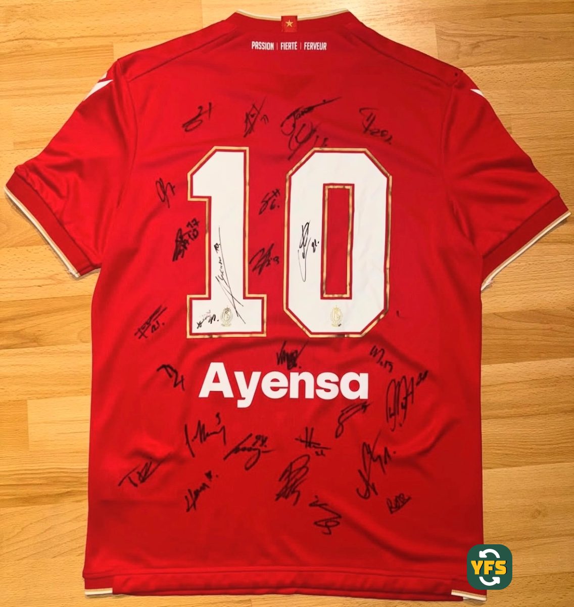 Standard Liege 2025-2026 Home Dennis Eckert Ayensa #10