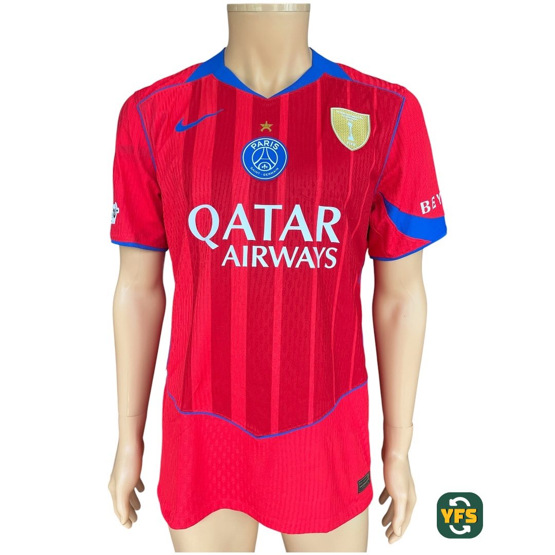 PSG 2025-2026 Third Match Worn Nike - YourFootballShirt - Photo 1