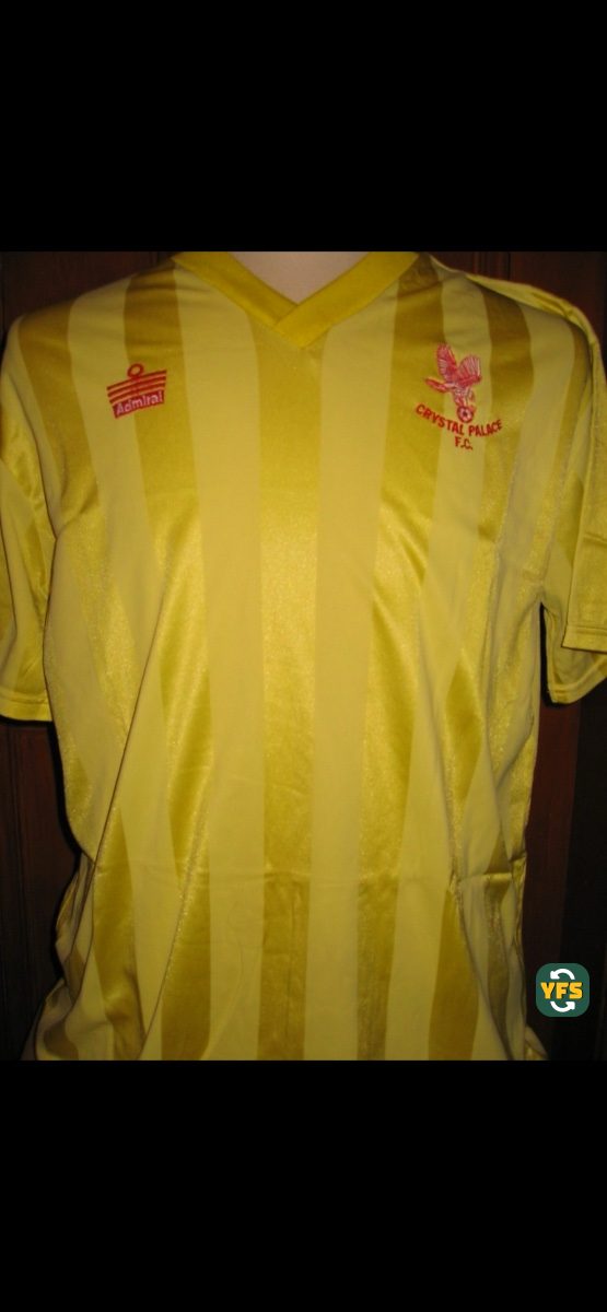 Crystal Palace 1986-1987 Away Store Version Admiral - YourFootballShirt