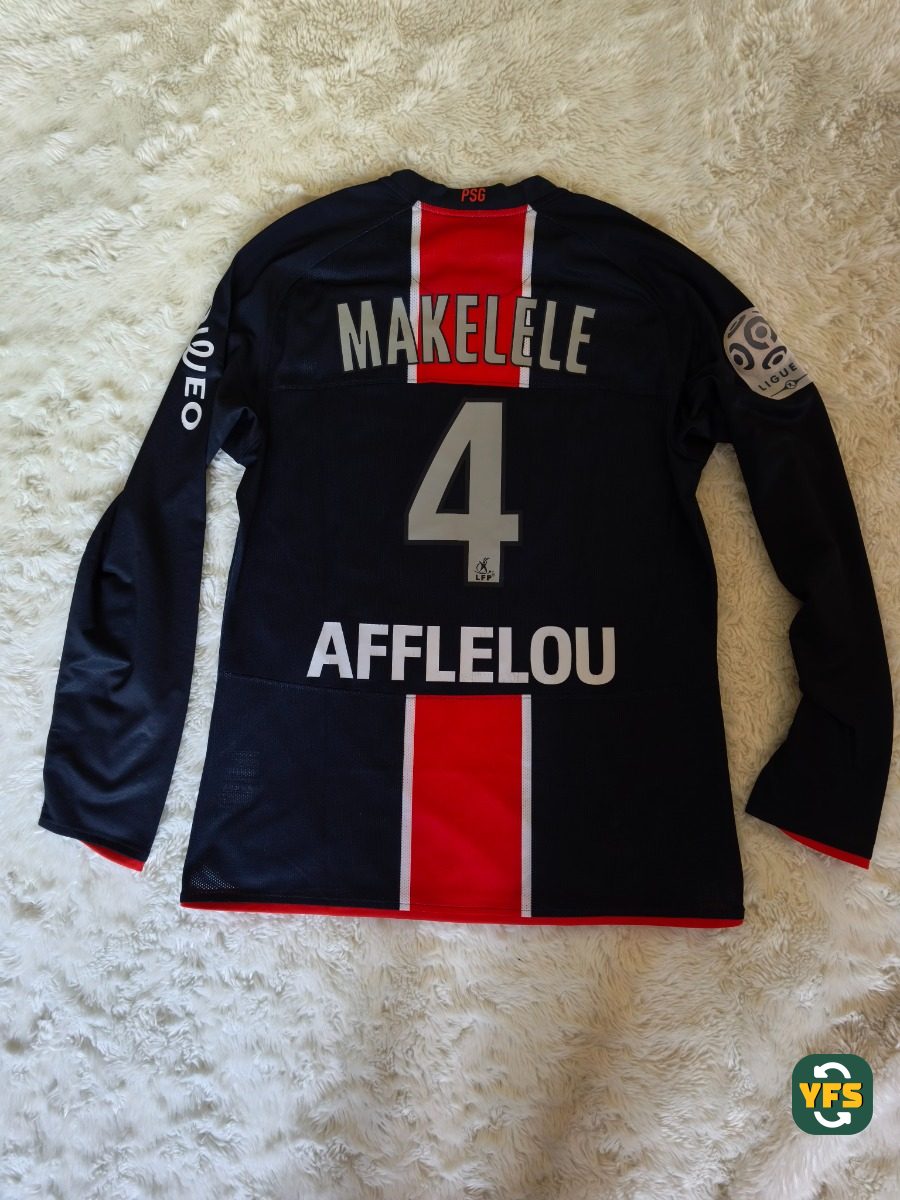 PSG 2008-2009 Home Match Worn Nike Makelele - YourFootballShirt - Photo 1