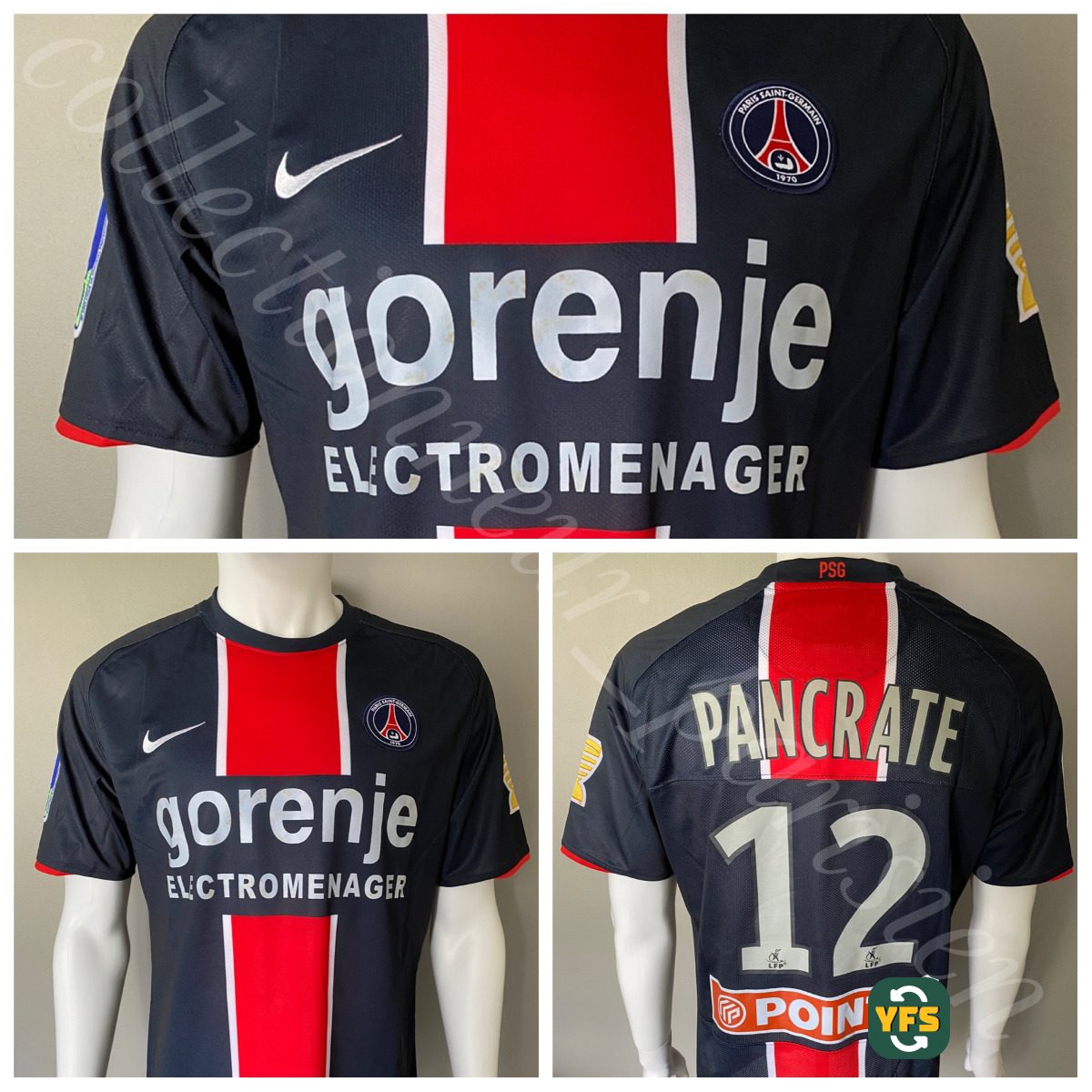 PSG 2008-2009 Special edition Match Worn Nike - YourFootballShirt