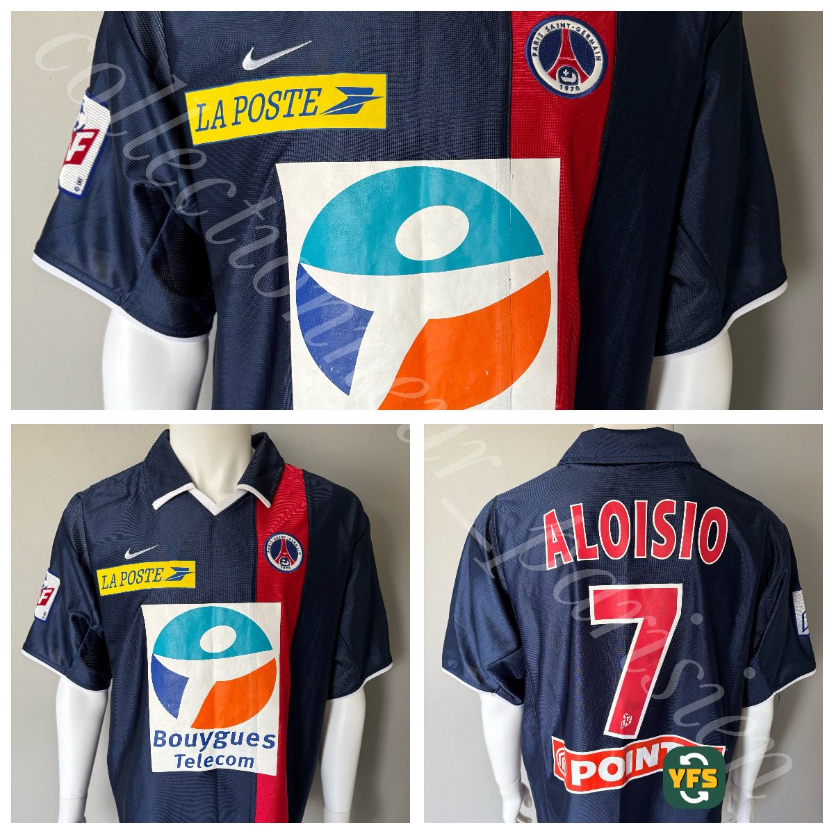 PSG 2001-2002 Special edition Match Worn Nike - YourFootballShirt