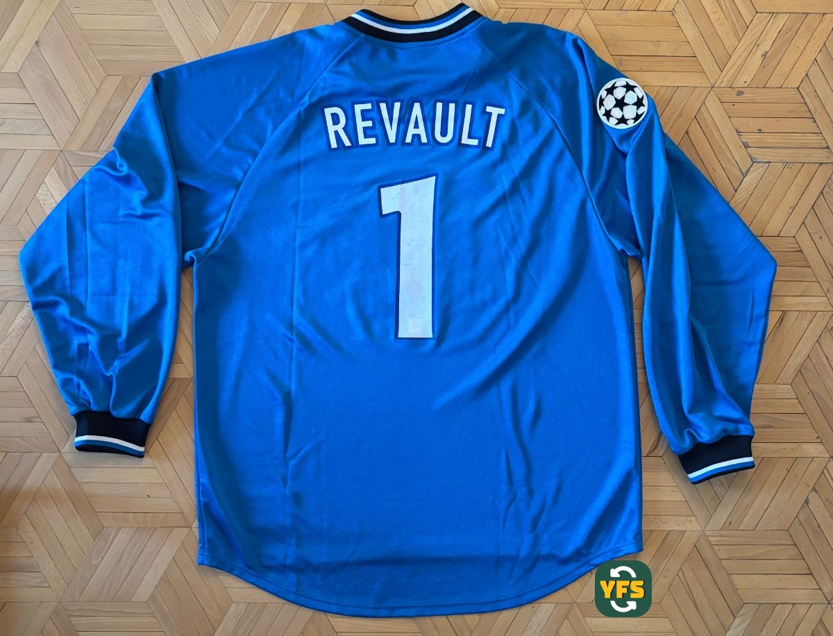 PSG 1987-1988 Goalkeeper Issued Nike - YourFootballShirt - Photo 1