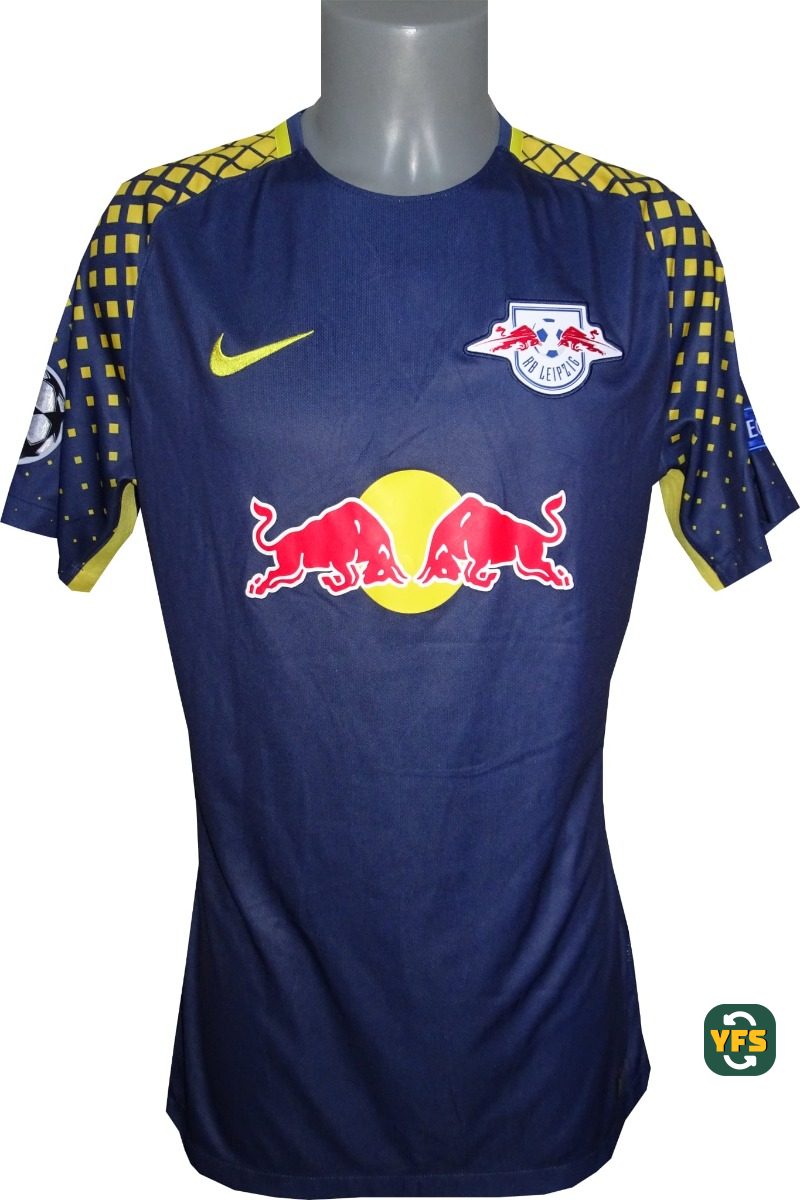 RB Leipzig 2017-2018 Away Match Worn Nike - YourFootballShirt - Photo 1