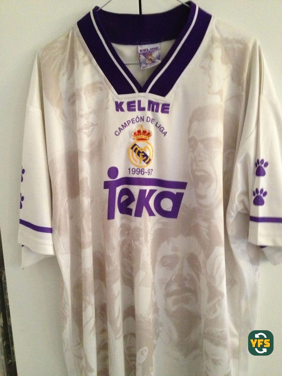 Real Madrid 1996-1997 Special edition Store Version Kelme - YourFootballShirt