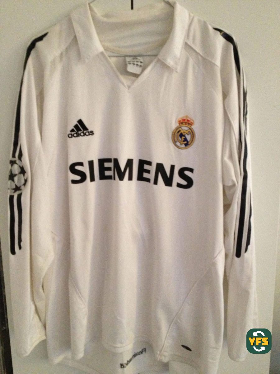 Real Madrid 2005-2006 Home Store Version Adidas - YourFootballShirt - Photo 1