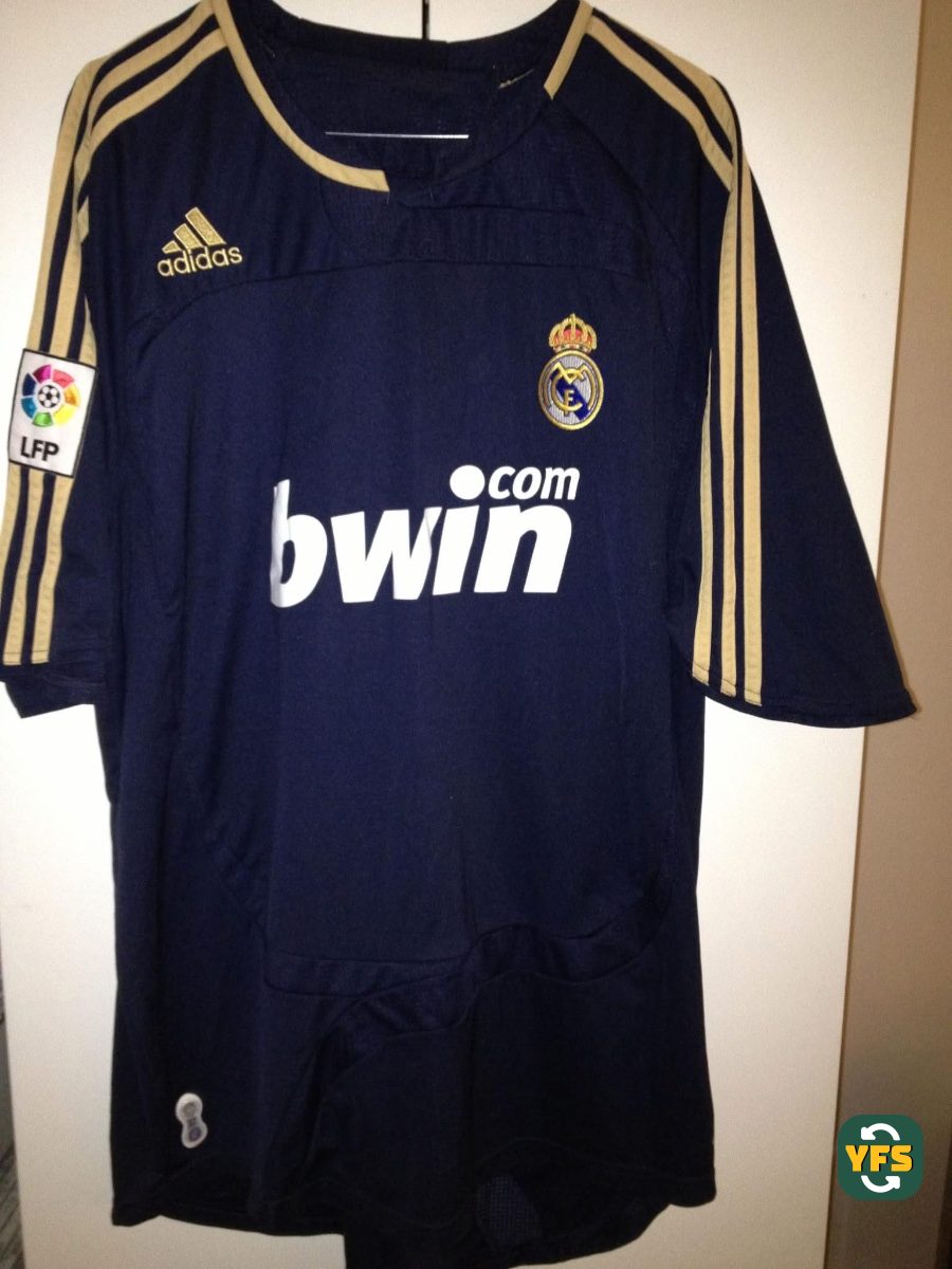Real Madrid 2007-2008 Away Store Version Adidas - YourFootballShirt