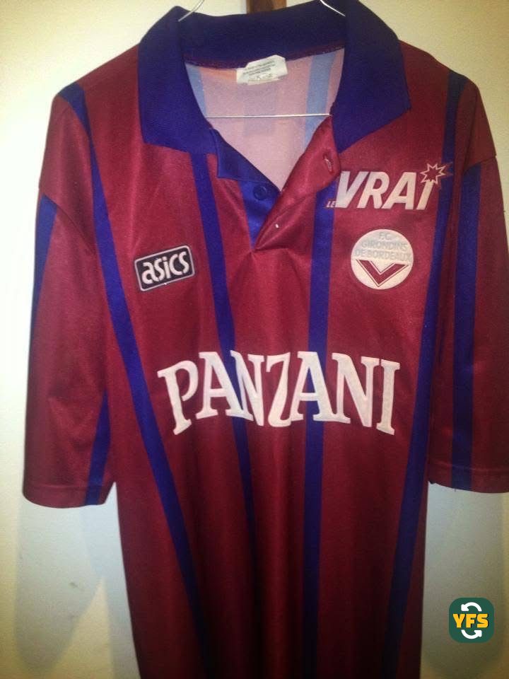 Girondins de Bordeaux 1994-1995 Home Store Version Asics - YourFootballShirt