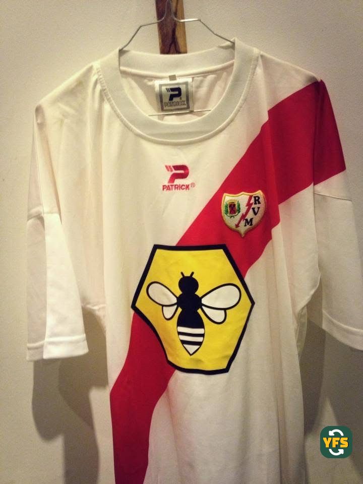 Rayo Vallecano 2007-2008 Home Store Version Patrick - YourFootballShirt