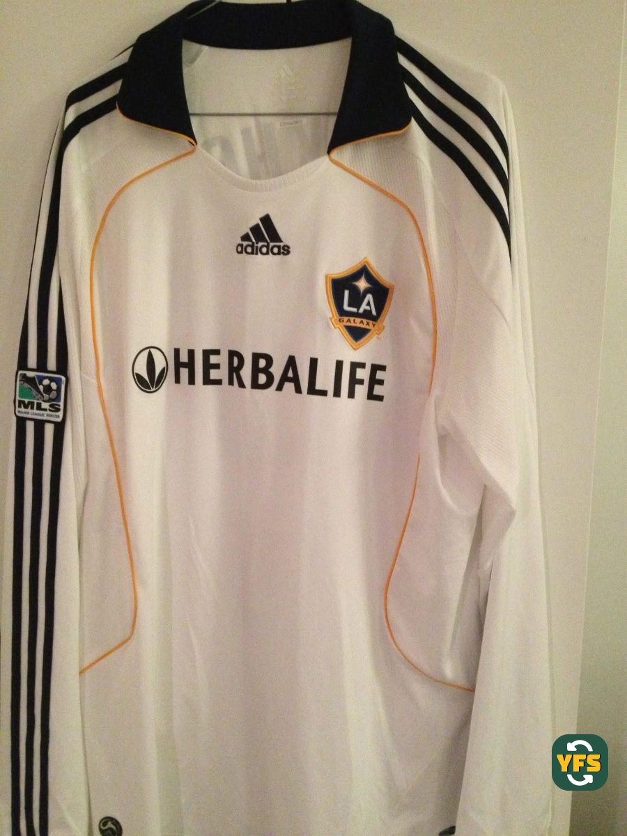 Los Angeles Galaxy 2008-2009 Home Store Version Adidas - YourFootballShirt - Photo 1