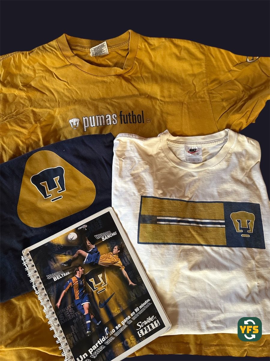 Pumas UNAM 2000-2001 Training Nike / Golden Cabane - YourFootballShirt - Photo 1