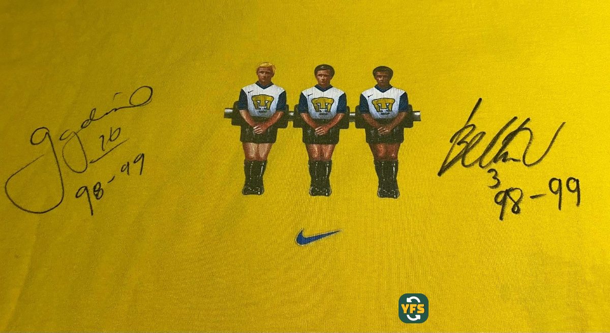 Pumas UNAM 1998-1999 Training Joaquín Beltrán , Gerardo Galindo #3