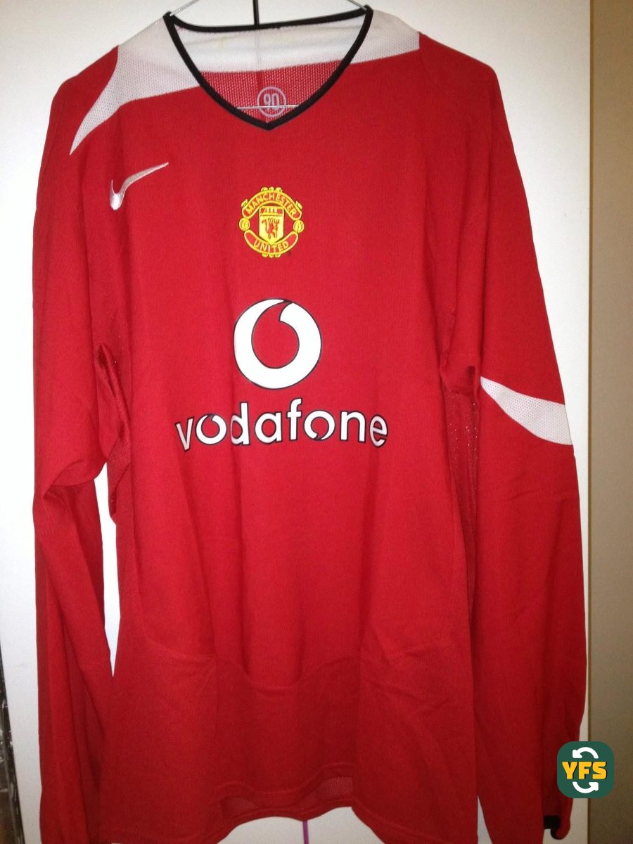 Manchester United 2005-2006 Home Store Version Nike - YourFootballShirt