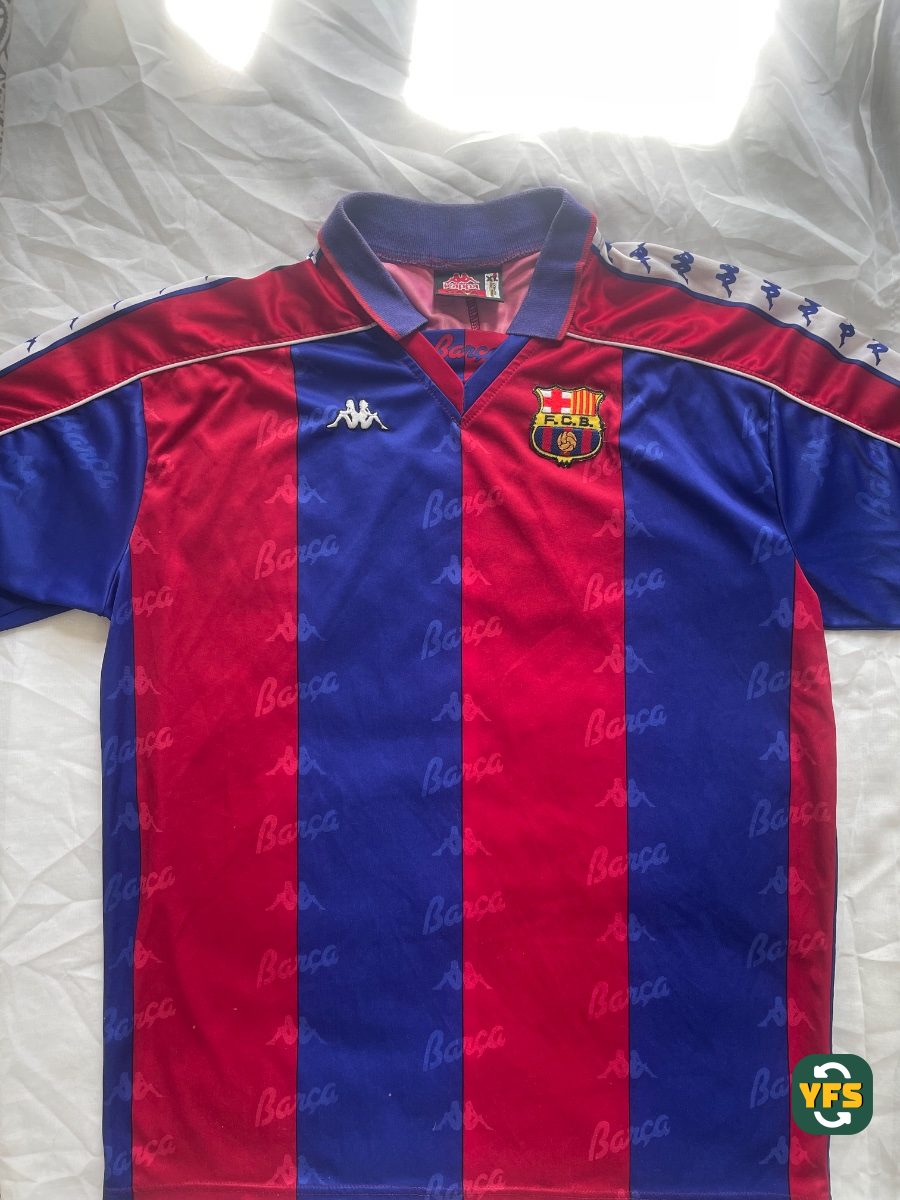 FC Barcelona 1992-1993 Home Store Version Kappa - YourFootballShirt - Photo 1