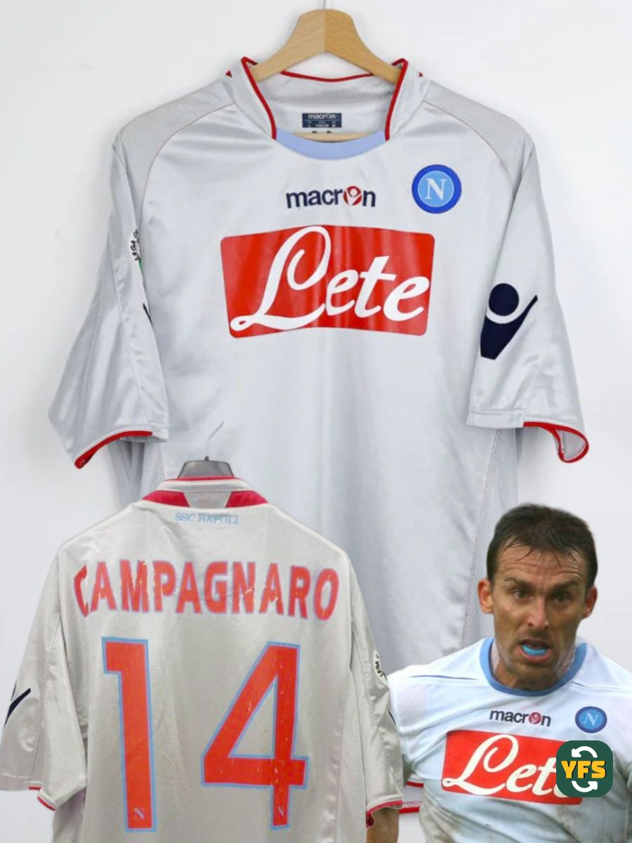Napoli 2009-2010 Away Ugo Campagnaro #14