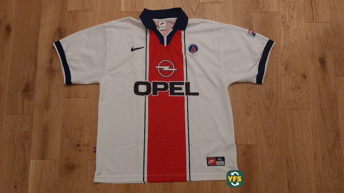 PSG 1997-1998 Away Store Version Nike - YourFootballShirt - Photo 1