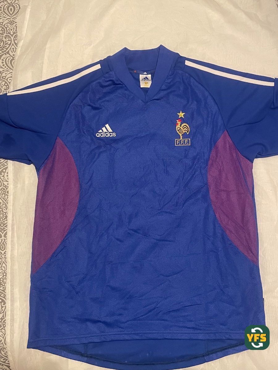 France 2002-2003 Home Store Version Adidas - YourFootballShirt