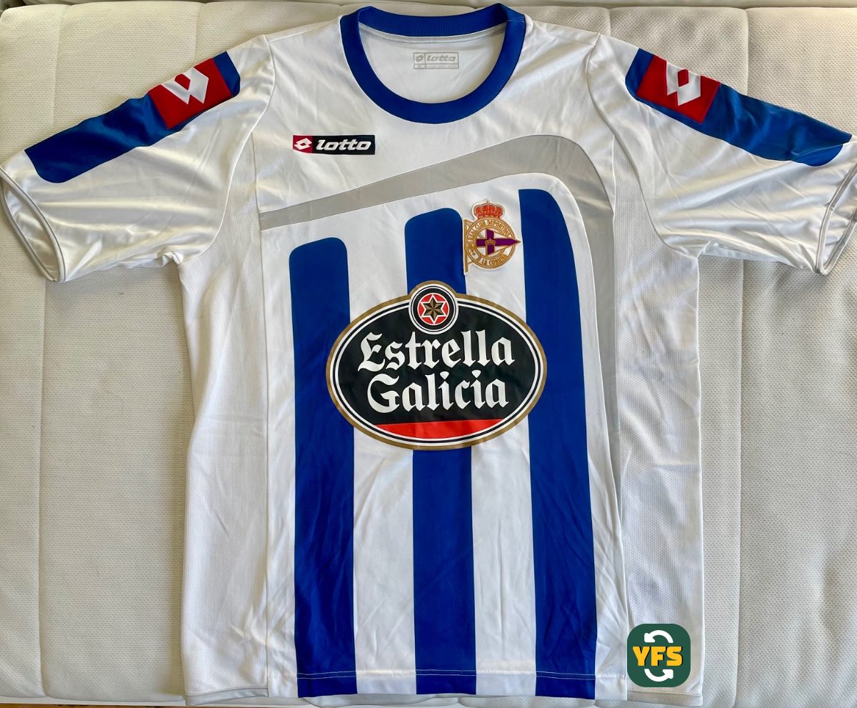 Deportivo La Coruna 2009-2010 Home Store Version Lotto - YourFootballShirt