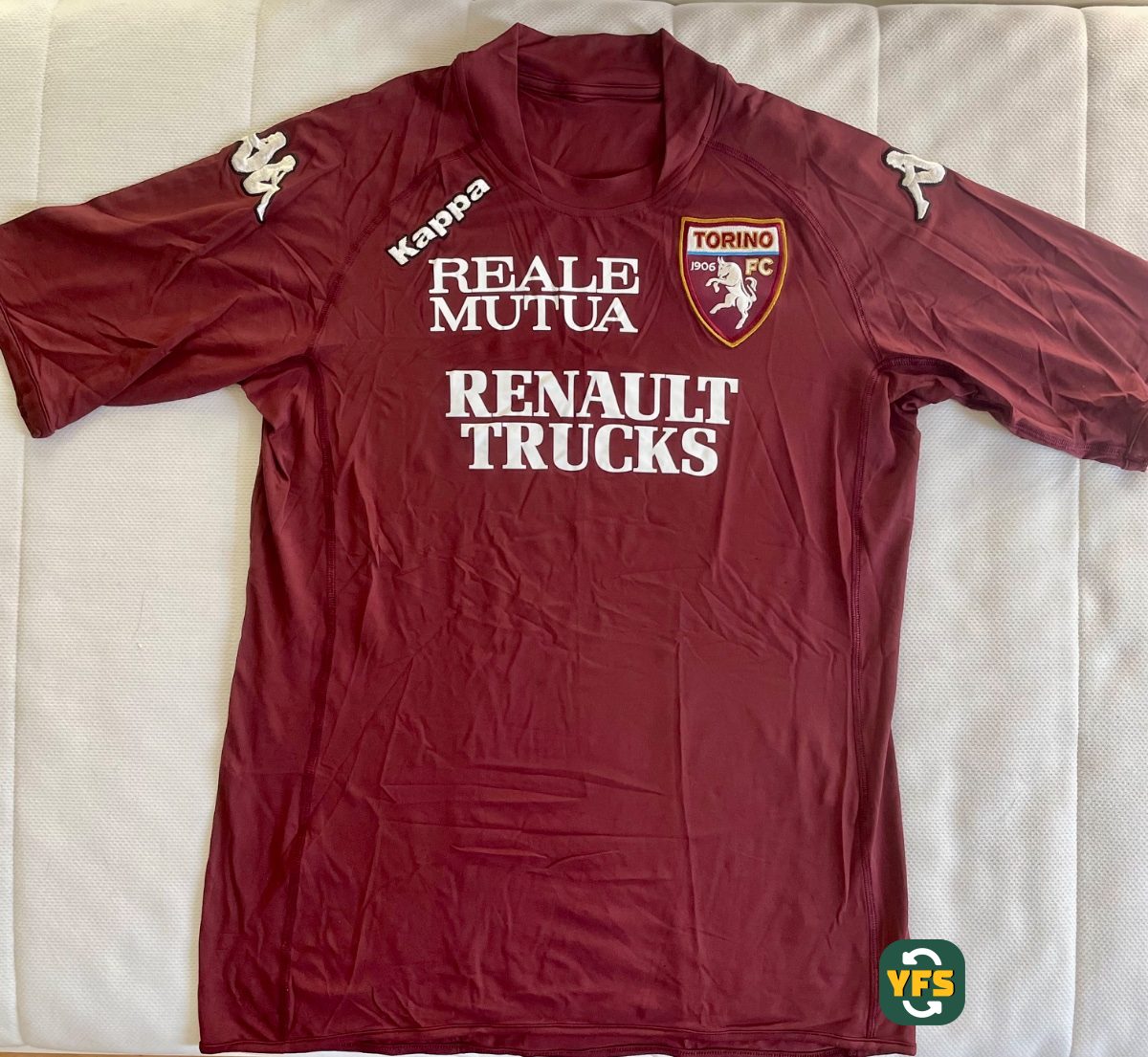 Torino FC 2008-2009 Home Store Version Kappa - YourFootballShirt